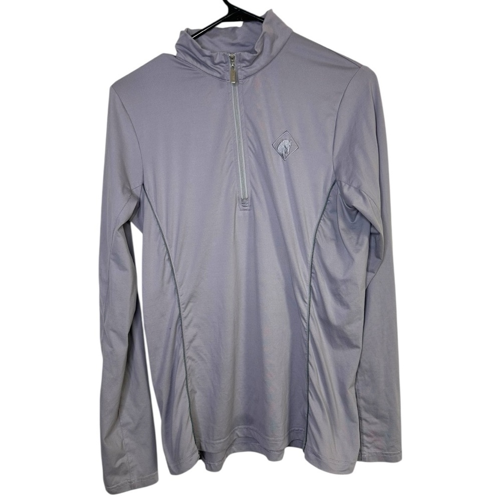 Arista Brio Tek Purple Pullover medium Equestrian